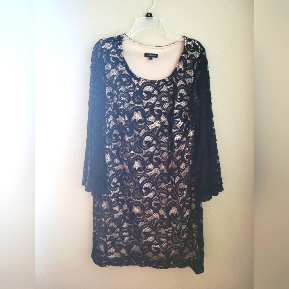 Beautiful black lace cocktail dress